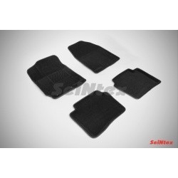 Комплект ковриков 3D HYUNDAI SOLARIS черный